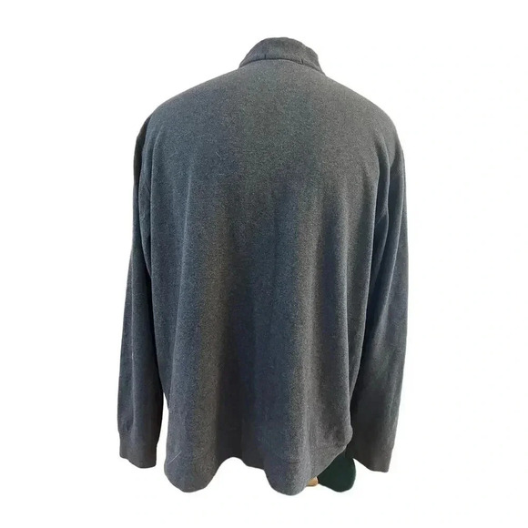 PORT AUTHORITY mens 1/4 zip gray pullover size xl - Picture 8 of 8